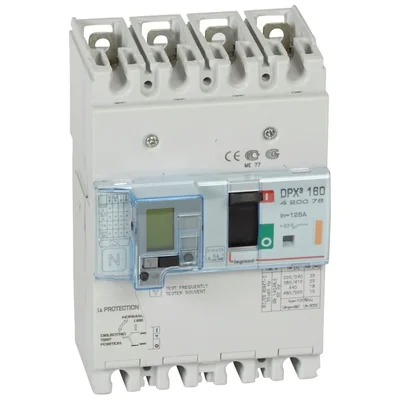 Wyłącznik mocyDPX3 160+BL.R 4P 125A 25KA