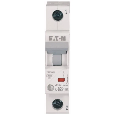 Wyłącznik nadprądowy HN-B25/1 25A 1P 6kA B 230V IP20 typ AC