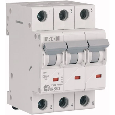 Wyłącznik nadprądowy HN-B6/3 6A 3P 6kA B 230V IP20 typ AC