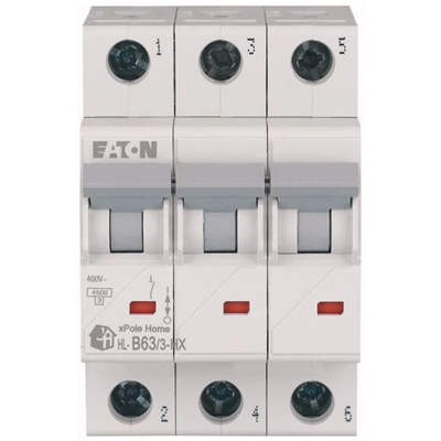 Wyłącznik nadprądowy HN-B63/3 63A 3P 6kA B 230V IP20 typ AC