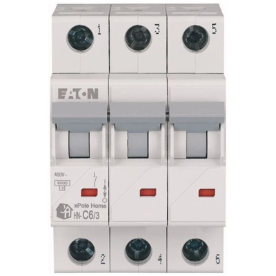 Wyłącznik nadprądowy HN-C6/3 6A 3P 6kA C 230V IP20 typ AC