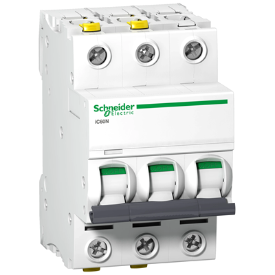 Wyłącznik nadprądowy iC60N 3P, 6A