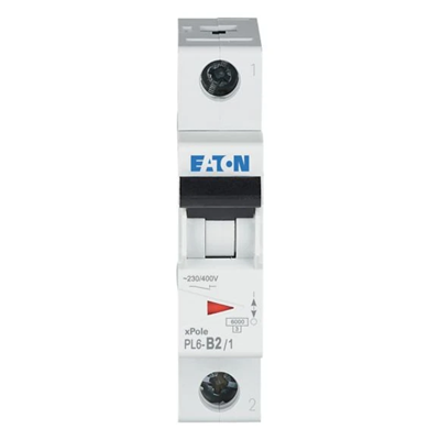 Wyłącznik nadprądowy PL6-B2/1 2A 1P 6kA B 230V IP20