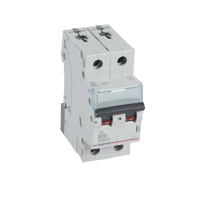 WYŁĄCZNIK NADPRĄDOWY S 302 2P B 20A 6000A SERII TX3