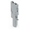 X-COM 1-wire 1-pole gray socket