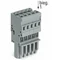 X-COM socket 1-wire 6-pin gray
