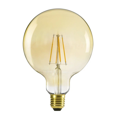 XLED Ampoule LED G125 7W E27 725lm 2500K ambre