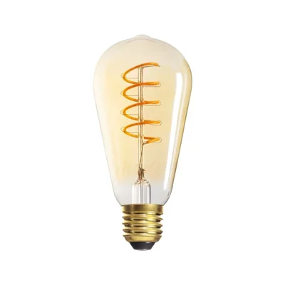 XLED ST64 E27 bulb 5W 270lm 1800K amber