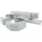 XLSPC14 Set of plinths, height 100mm, for corner frames