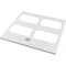 XLST5F43 Roof cover with openings for F3A flanges