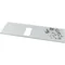 XMN130606C Frontabdeckung für NZM1 3-polige Steckerversion, H=150, B=600