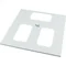 XSPTF1206-XF Top/bottom cover for flanges for XF fields, IP55, W=1200, D=600