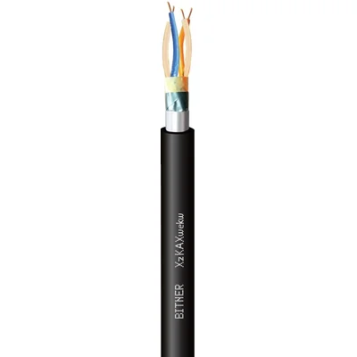 XzKAXwekw 3x2x0.8 Shielded cable for alarm and signaling systems, for underground installation