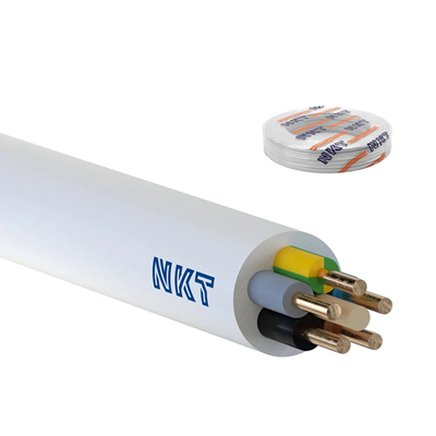 YDY 5x1.5 cable 450/750V white