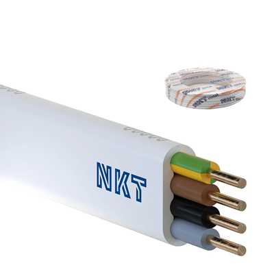 YDYp kabel 4x2,5 450/750 bílý