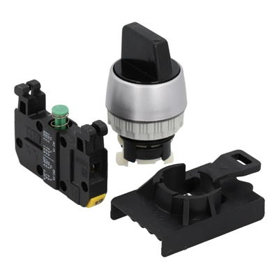 Yellow two-position twist switch