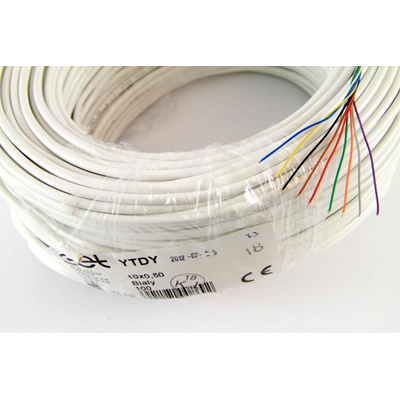 YTDY 10x0,5 Kabel – weiß