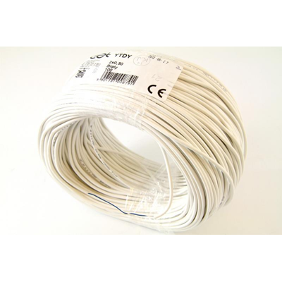 YTDY 2x0.5 cable - white