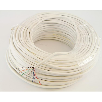 YTKSY kabel 8x2x0,5 - bílý