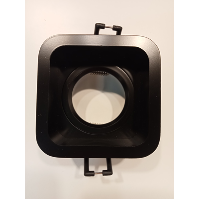 YUVA 1X50W GU10 EINBAU SCHWARZ