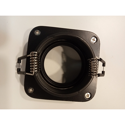 YUVA 1X50W GU10 EINBAU SCHWARZ