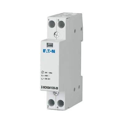 Z-SCH24/1/25-20 Installation contactor Z-SCH 1MU wide 24VAC 2-way