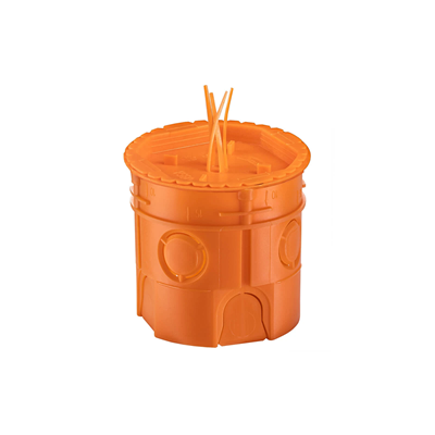 Z60DF krabice pod omítku, fi60mm, tmavě oranžová