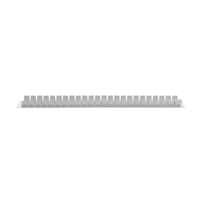 ZA1P50 End cap RAL7035 instead of app. mod. 12 mod. (1pac = 50 pcs.)
