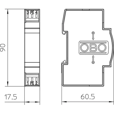 Zábrana proti blesku FLD 2-24 V
