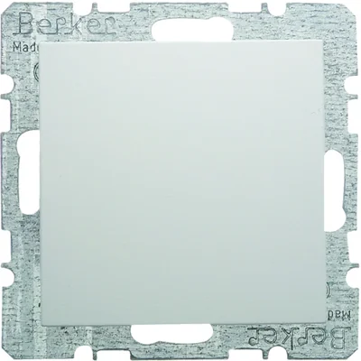 Заглушка з центральним елементом біла S.1/B.1/B.3/B.7 Glas