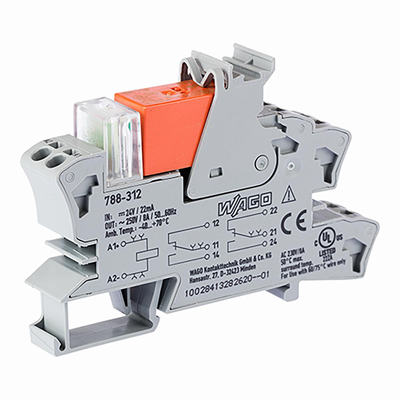 Základna s 24V DC 2p relé