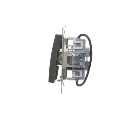 Žaluziové tlačítko pro ovládání rolety z více míst (modul) 10A 250V šroubové svorky antracit (metalický)