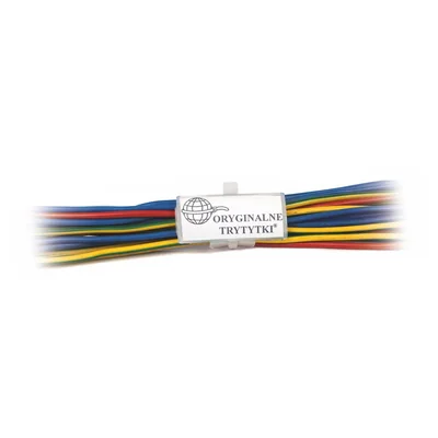 Zamykane tabliczki opisowe TOZO3010 (dla etykiety o wymiarze 30x9,5mm)