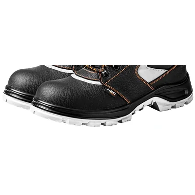 Zapatos de trabajo de piel, S1P SRA, talla 44, CE