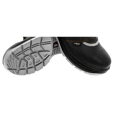 Zapatos de trabajo de piel, S1P SRA, talla 44, CE