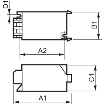 Zapłonnik do świetlówek 250-400W, 230V