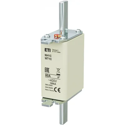 Запобіжник NH1C gF 80A/400V NH - швидкодіючий