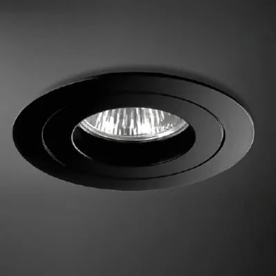 Zápustná lampa Sirca, matná černá