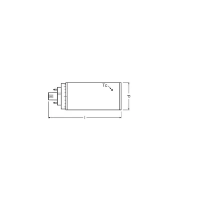 Žárovka DULUX LED T/E18 HF V 7W 830 GX24Q-2 LEDV LEDVANCE