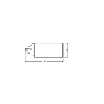 Žárovka DULUX LED T/E18 HF V 7W 830 GX24Q-2 LEDV LEDVANCE