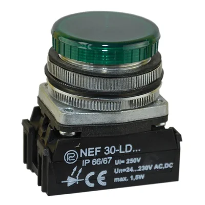 Žárovka PROMET NEF30Lp/24V zelená