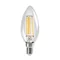 Żarówka dekoracyjna LED 4,5W C35 2700K przezroczysta