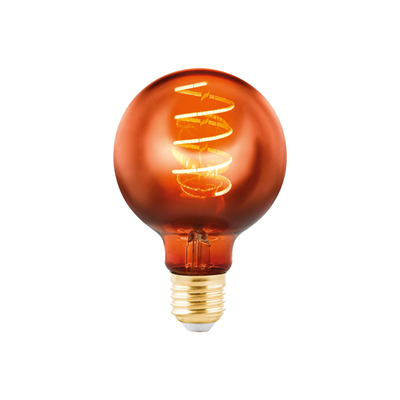 Żarówka dekoracyjna LED 4W E27 2000K spirala miedziana