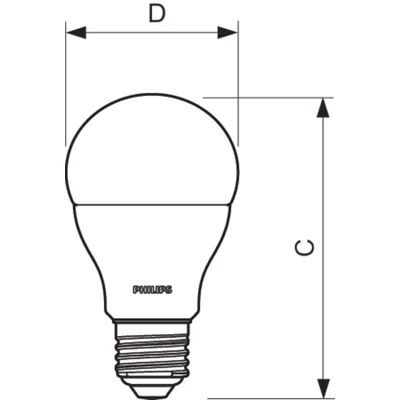 Żarówka LED CorePro LEDbulb ND 11-75W A60 E27