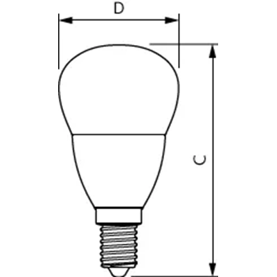 Żarówka LED CorePro lustre ND 5-40W E14