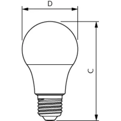 Żarówka LED Philips CorePro 8W zamiennik 60W 806lm 3000K LEDbulb ND 8-60W A60 E27 830 Plastik matowy 2 lata gwar