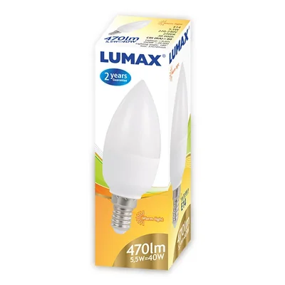 Żarówka LED świeczka 6W E14 470lm WW