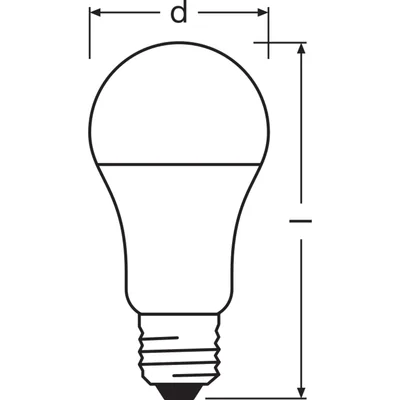 Żarówka LED VALUE CLASSIC A 13W (100W) E27 6500K 1521lm