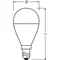 Żarówka LED VALUE CLASSIC P 7W (60W) E14 2700K 806lm