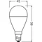 Żarówka LED VALUE CLASSIC P 7W (60W) E14 2700K 806lm